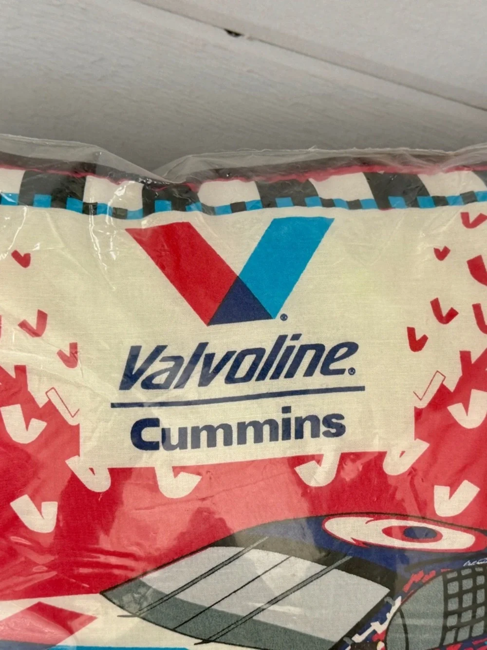 Vintage NASCAR Mark Martin #6 Valvoline Cummins Decorative Pillow Sealed NIP